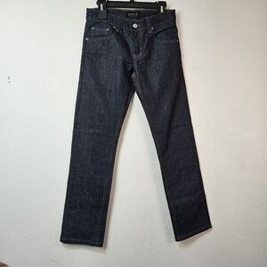 D S T L D Men's Premium Slim Raw Dark Wash Jeans Size 29W X 30L